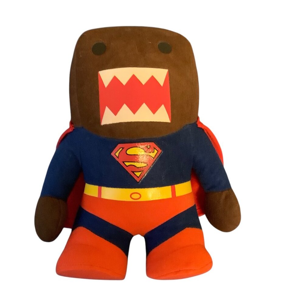 Domo Superman Plush Toy 10" DC Comics LICENSE 2 PLAY‎ Polyester Fiber